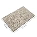 Vdomus Absorbent Microfiber Bath Mat Soft Shaggy Bathroom Mats Shower Rugs (Beige)