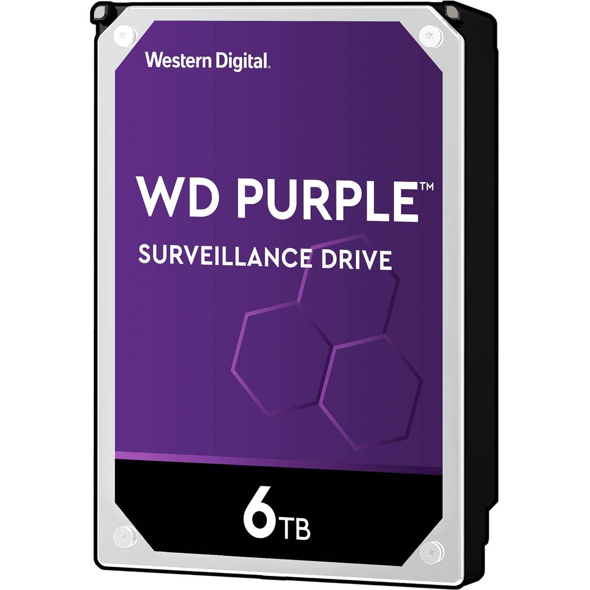 WD Purple 6TB Surveillance 3.5 Inch Internal Hard Drive - Allframe 4K - 180TB/yr, 64MB Cache, 5640 RPM Class
