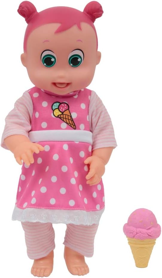 Giochi Preziosi HAY00100 Happy Babies Ice Cream Doll, Pink - Image 3