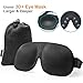Eye Mask Sleeping Mask, UNIMI Wider 3D+ Contoured Blackout Eye Mask & Blindfold, No Pressure and Super Comfortable Sleep Mask, Eye Cover for Woman and Man(L)