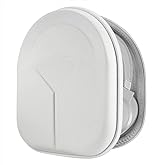 Geekria Shield Headphones Case Compatible with JBL Tune 770/760/750NC, Tune 720BT, Live 770NC, Replacement Hard Shell Travel Carrying Bag with Cable Storage (White)