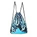 Mermaid Sequin Backpack Glittering Outdoor Shoulder Bag, Winmany Magic Reversible Glitter Drawstring Backpack , Fashion Bling Shining Dance Bag, Sports Backpack Bag