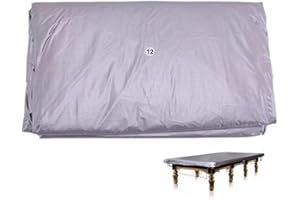 12ft Pool Table Cover, Waterproof Billiard Pool Table Cover Dustproof Snooker Billiard Pool Table Cover
