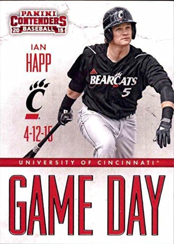 Amazon Com 2015 Panini Contenders Game Day Ian Happ Cincinnati Bearcats Baseball Rookie Card 7 Collectibles Fine Art