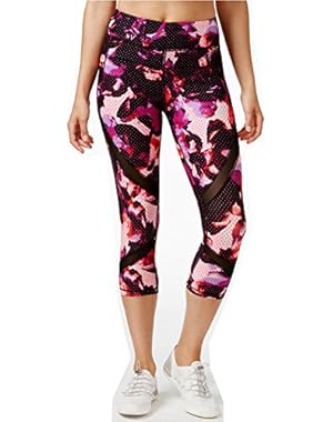 Calvin Klein Performance Women's Digital Rose Printed Capri Leggings