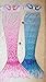 Kpblis174; Mermaid Tails Costume for Swimming,High Flexibility Blue Mermaid Swimsuit for Adults Includes Bikini (L)