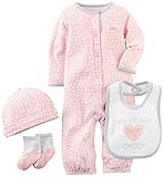 Carter's Baby Girls' 4 Piece Layette Set (Baby)