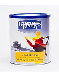 Backpacker 'S Pantry Arroz Blanco instantánea, 39,