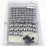 HTT- Chrome Bolts Toppers Caps for 2007 2008 2009 2010 2011 2012 2013 Harley FLT FLH