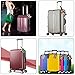 Getfitsoo 8 Packs Colorful Luggage Tags for Travel Suitcases/Baggage Bags, Thick Plastic&PVC