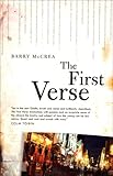 Front cover for the book The First Verse by Barry McCrea