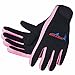 Micosuza Neoprene 1.5mm Five Finger Dive Gloves Pink Small