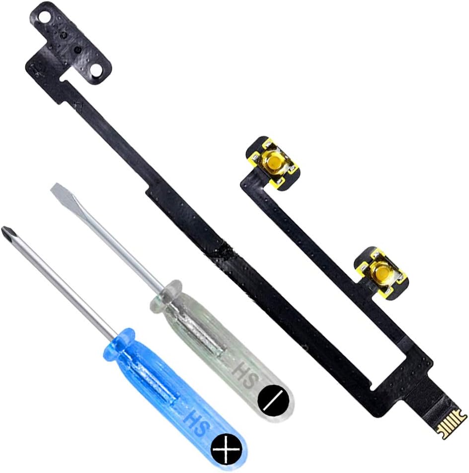 MMOBIEL Power on Off Button Connector Flex Cable Ribbon Compatible with iPad 6 9.2018 7 Inch incl Screwdriver
