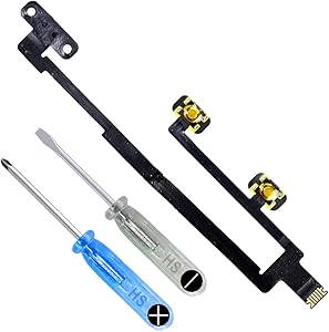 MMOBIEL Power on Off Button Connector Flex Cable Ribbon Compatible with iPad 6 9.2018 7 Inch incl Screwdriver