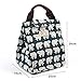 Victing Cute Reusable Insulated Lunch Bag Tote Soft Cooler Carry Bag for Travel and Picnic (Polar Bear)
