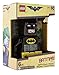 Lego Batman 9009327 Batman Kids Minifigure Alarm Clock | Black/Yelow | Plastic | 9.5 inches Tall | LCD Display | boy Girl | Official