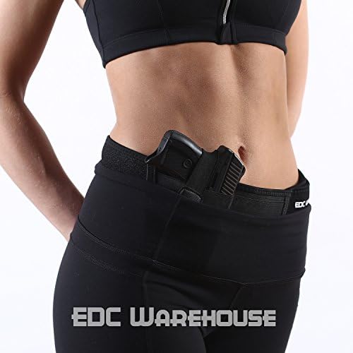 Universal Belly Band Gun Holster | Comfortable & Breathable Neoprene | Fits Full Size, Compact, Subcompact, Revolver | Waist Band Holster | Fits Men and Women: Unisex | 20" - 44" Waist