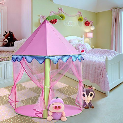 Moombike Princess Castle Pretend Play Tent Toy for Girls Indoor and Outdoor Toy Playhouse for Kids