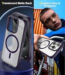 SUCGLES for iPhone 15 Pro Max Case with MagSafe