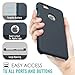 for iPhone 7 Case - MoKo Slim Fit Shockproof Liquid Silicone Gel Rubber Protective Case Soft Touch Back Cover for Apple iPhone 7 2016, Midnight Blue