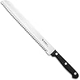 Humbee 10 Inch Serrated Bread Knife, Premium Stainless Steel Blade with Wave Edge, Full Tang Handle, Razor Sharp Knife for Bread, Durable Professional Kitchen Knife