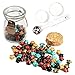 Sealing Wax Beads Set, Yoption 120 Pieces Mix Colors Star Shape Seal Wax Kit with 1 Wax Melting Spoon and 2 Candles for Wax Seal Stamp (Mix Color #1)