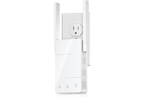 UPPOON 2024 WiFi Extender Signal Booster, Long Range Internet Booster Up to 10000 sq.ft and 60+ Devices for Home, 4X Faster Wireless Repeater w/Ethernet Port, Easy 1-Tap Setup