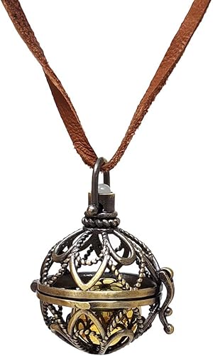 Amazon ガムランボール レザーネックレス レディース ドリームボール アジアン雑貨 Dgbn 004a ネックレス 通販