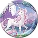 Unicorn Fantasy Birthday Party Supplies Pack For 16 Guests | Includes 16 Dessert Plates and 32 “Happy Birthday” Luncheon Napkins | Girl’s Birthday Party Supplies | Unicorn Birthday Party Supplies