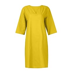 Cotton Linen Dresses For Women 2023,Trendy Summer