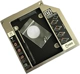 Myqqhbs 2.5-Inch SSD Bracket for Laptops with Optical Drive Bay 9mm Black view 1