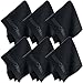 Large Microfiber Cleaning Cloths (8x8 Inch, 6 Pack) for Eyeglasses, Camera Lens, Smartphones and Tablets