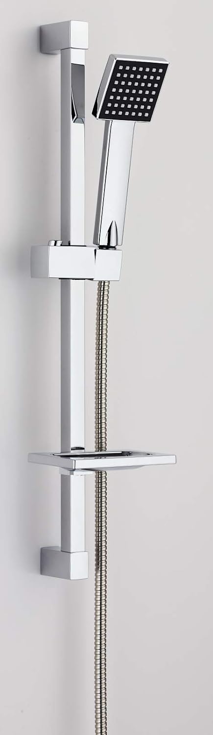 VeeBath Square Shower Riser Rail Kit