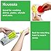 Kitchen Sponge-Dish Scrubber, Antibacterial Silicone Scrub Brush Set by Housola
