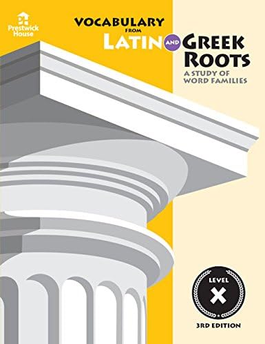 Amazon.com: Vocabulary from Latin and Greek Roots - Level VII