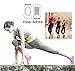 Amandir 4 Pairs Non Slip Yoga Socks Non Skid Yoga Pilates Barre Toeless Socks with Grips for Women