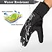 Opard Winter Gloves Phone Touch Screen Waterproof Warm Inner Thermal Fleece for Men Women Work Sports Outdoor Motorcycle Cycling (Black)