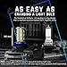 OPT7 Show Glow G1 H11 H8 H9 H16 LED Fog Light Bulbs - 10000K Deep Blue @225 LMS per Bulb - All Bulb Sizes and Colors - 1 Year Warranty (Pack of 2)