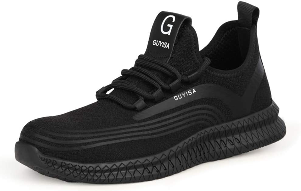 qiansu Safety Shoes | Work Shoes for Men Women | Lightweight Steel Toe Cap Midsole Trainers Sneakers - Q19101801