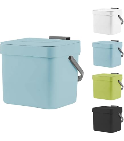Globe Organics Countertop Compost Bin - 2 Gallon HDPE, With Secure Lid & Handles, Fits Compost Bags - View #5