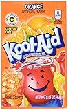 Kool-aid Orange Unsweetened Soft Drink Mix 0.15-ounce Envelopes (Pack of 48)