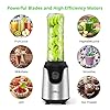 Blender, Vacpower Smoothie Blender with 2 x 600ml Travel Bottles, BPA Free, Smoothie Maker for Fruits, Shakes, Vegetable and Baby Food, 25,000rpm