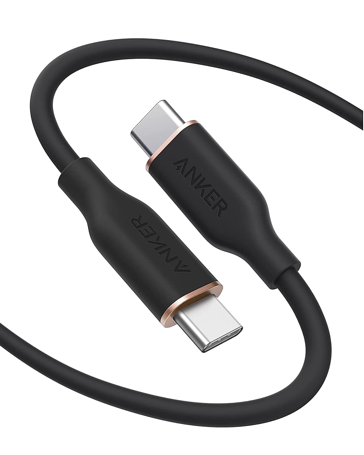 Anker A8553H12 Anker PowerLine III Flow USB-C & USB-C ケーブル 1.8m ミッドナイトブラック アンカーの商品画像