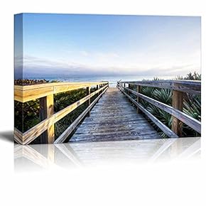 Canvas Prints Wall Art - Beautiful Scenery/Landscape of The Canaveral National Seashore | Modern Home Deoration/Wall Art Giclee Printing Wrapped Canvas Art Ready to Hang - 12" x 18"