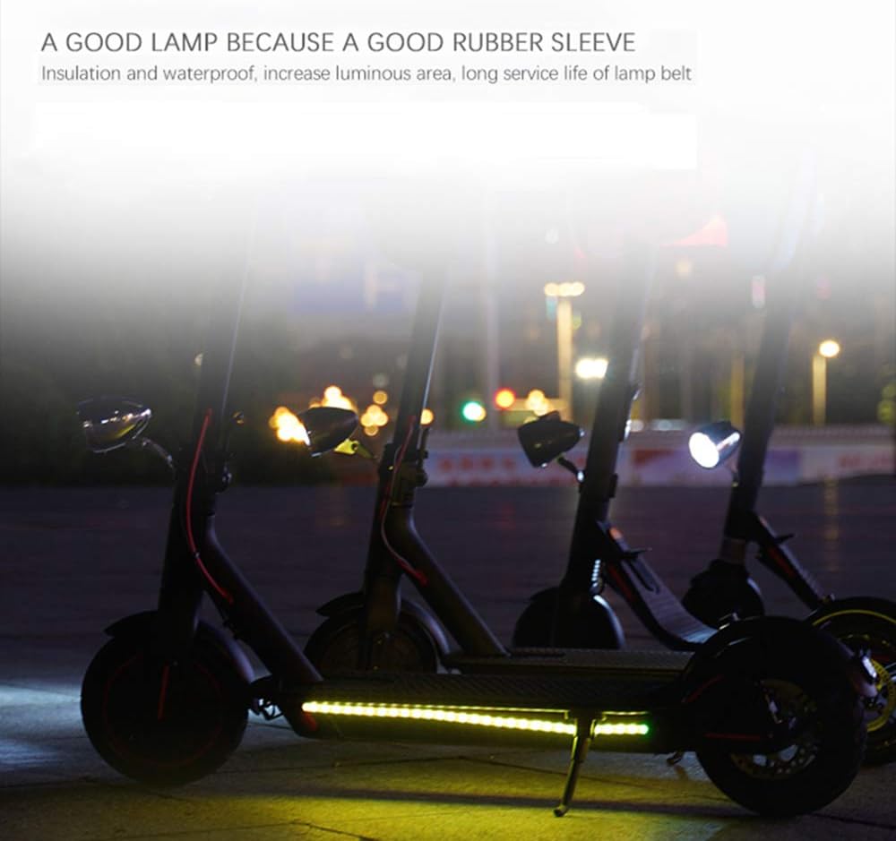 LED Strip Light, SUNJULY Waterproof Electric Scooter Foldable LED Strip Lights for Skateboard, Scooter, Party and Indoor Outdoor Decoration for Xiaomi M365 - Image 3