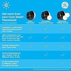 GE Lighting CYNC Smart Temperature Sensor, Smart