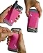 Gecko Travel Tech Pink Phone Wallet Stick on - Card Holder for iPhone - Pink Card Holder for Women - PINK WHITE