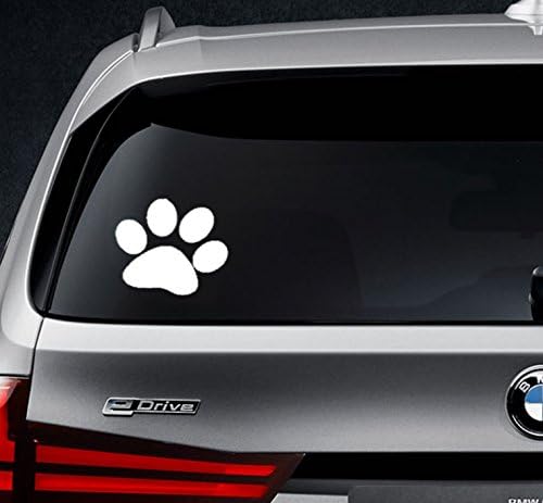 When Pigs Fly Auto - Sticker - Decal - Dog - Puppy - (Color : White) (Size : 5 inches) - Window Sticker Decal for Car Truck SUV Motorcycle Helmet Laptop Computer MacBook Folder