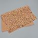 CHZIMADE A3 Double Side Cork Stripes Fabric DIY Sheet Canvas Back Great for Hair Bows Making Craft