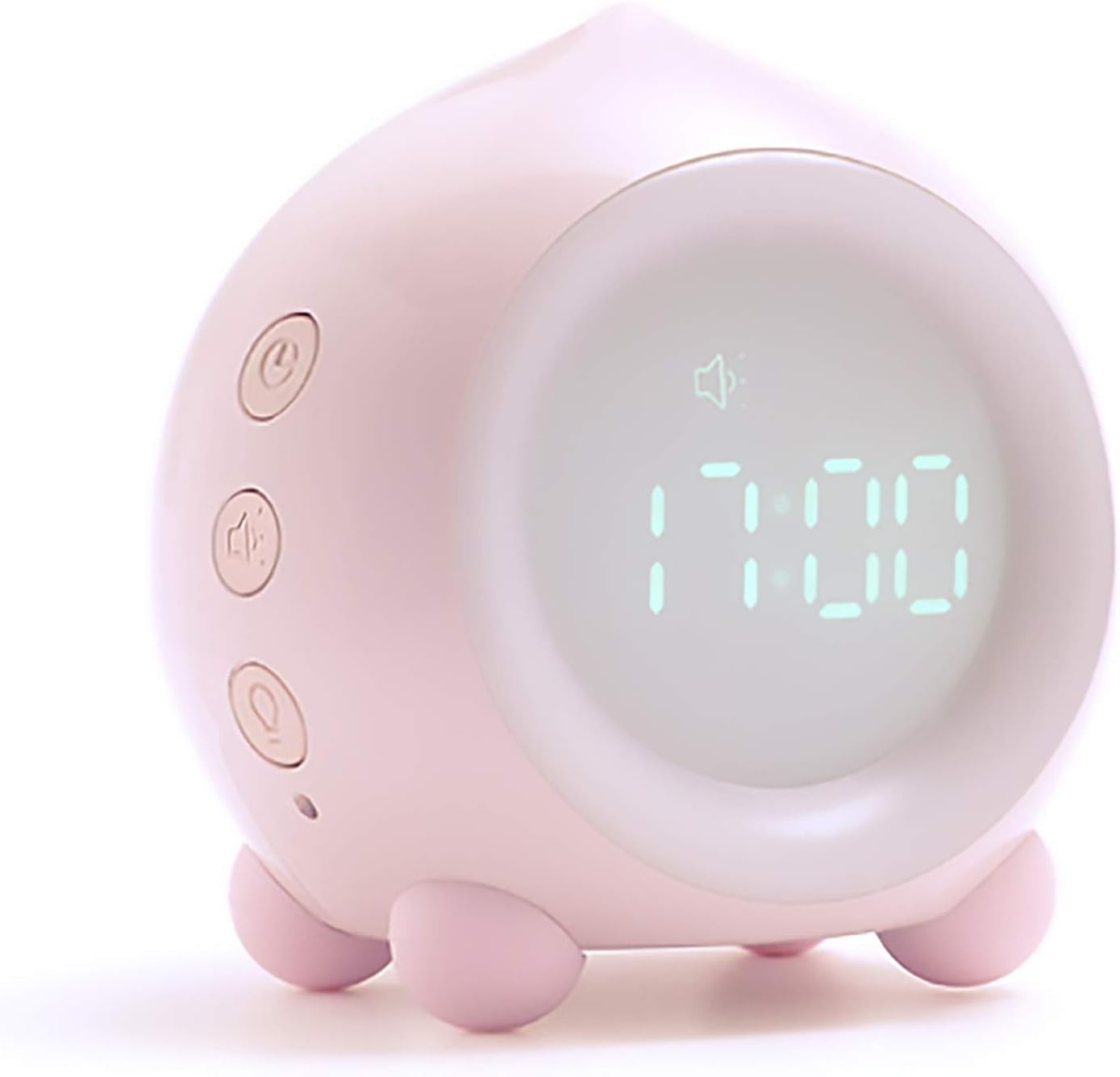 ZEAVAN Digital Alarm Clock for Girls&Boys，USB 7 Colors